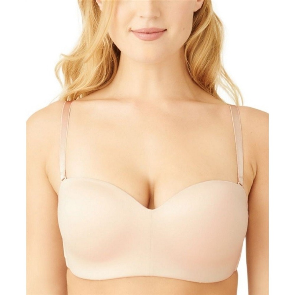 NWT Wacoal 34DDD Staying Power Wireless Strapless Bra 854372 Beige #99451